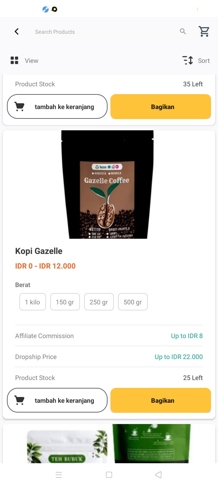 Kopi Bubuk Gaselle Bantaeng